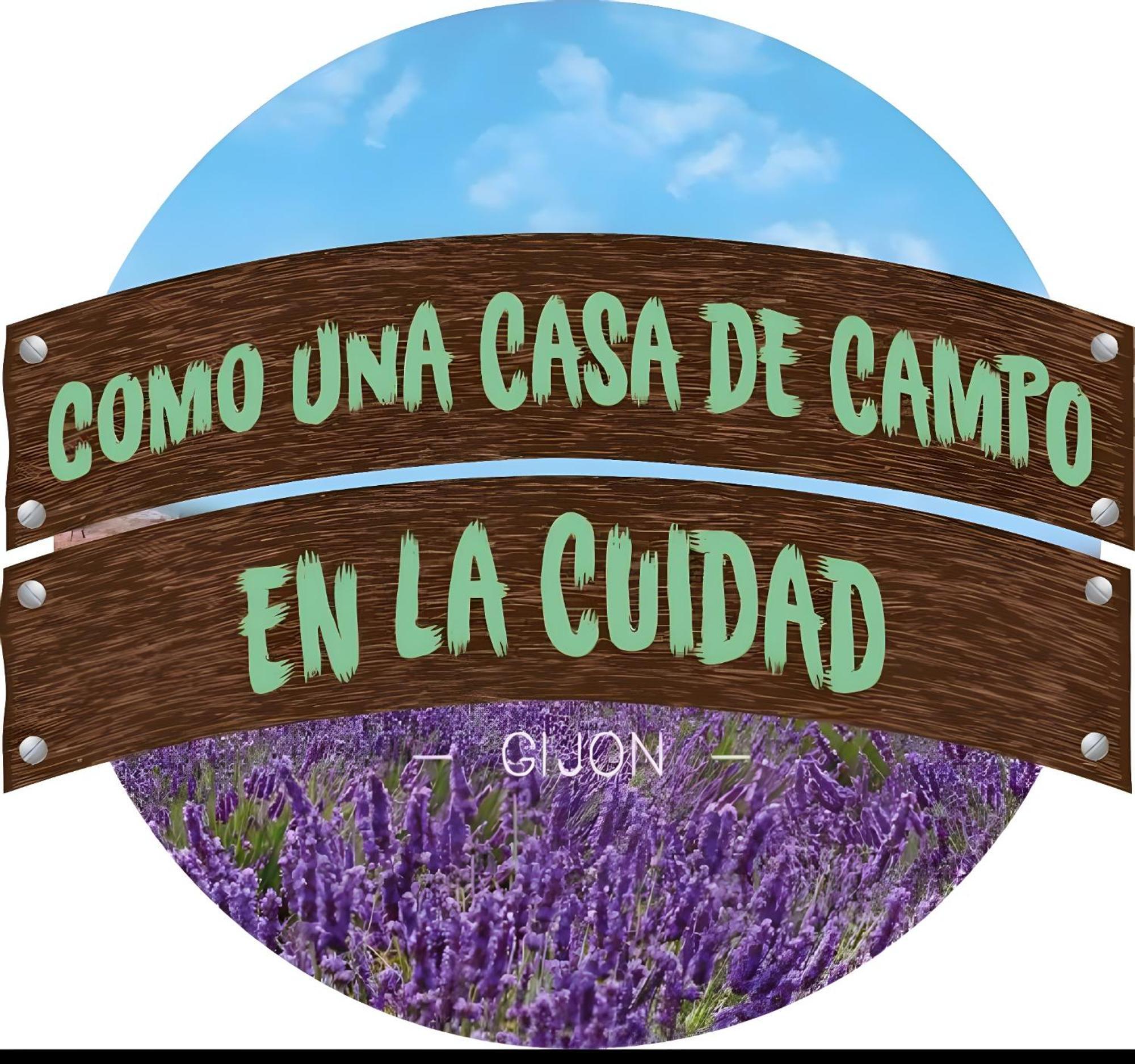Como Una Casa De Campo En La Ciudad, Con Patio -Parking Gratis Gijón Extérieur photo